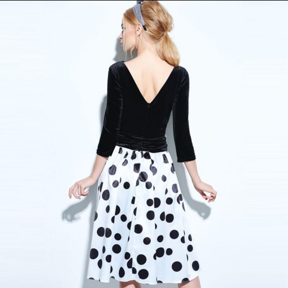 HP❣️ Polka Dot Dress Size S - Picture 3 of 8